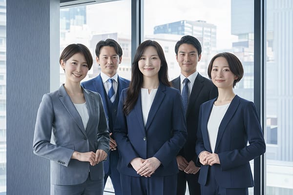 社員の集合写真